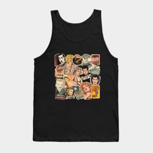 1960 Retro Rock’n’Roll Collection Great Gifts For 60’s Lifestyle and Music Lovers Tank Top